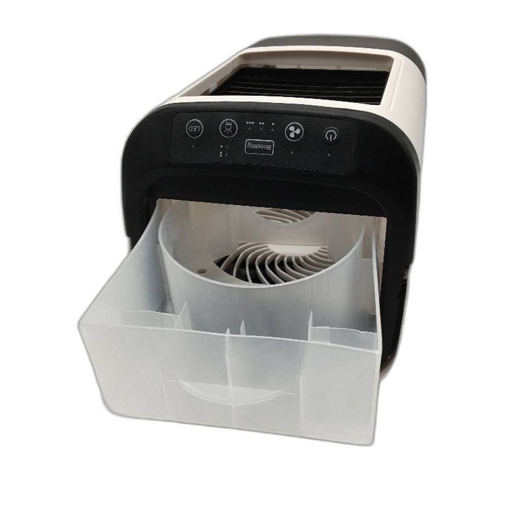 Mini Desktop Electric Cooling Fan With Water Tank & Colourful LED Lights NEW