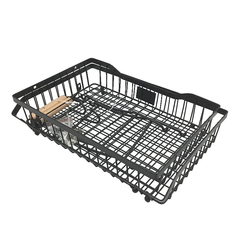 Metal 2 Tier Fruit Storage Basket Bowl Double Layer Stand Kitchen Countertop NEW