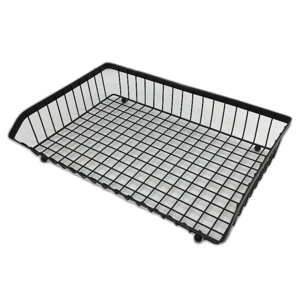 Metal 2 Tier Fruit Storage Basket Bowl Double Layer Stand Kitchen Countertop NEW