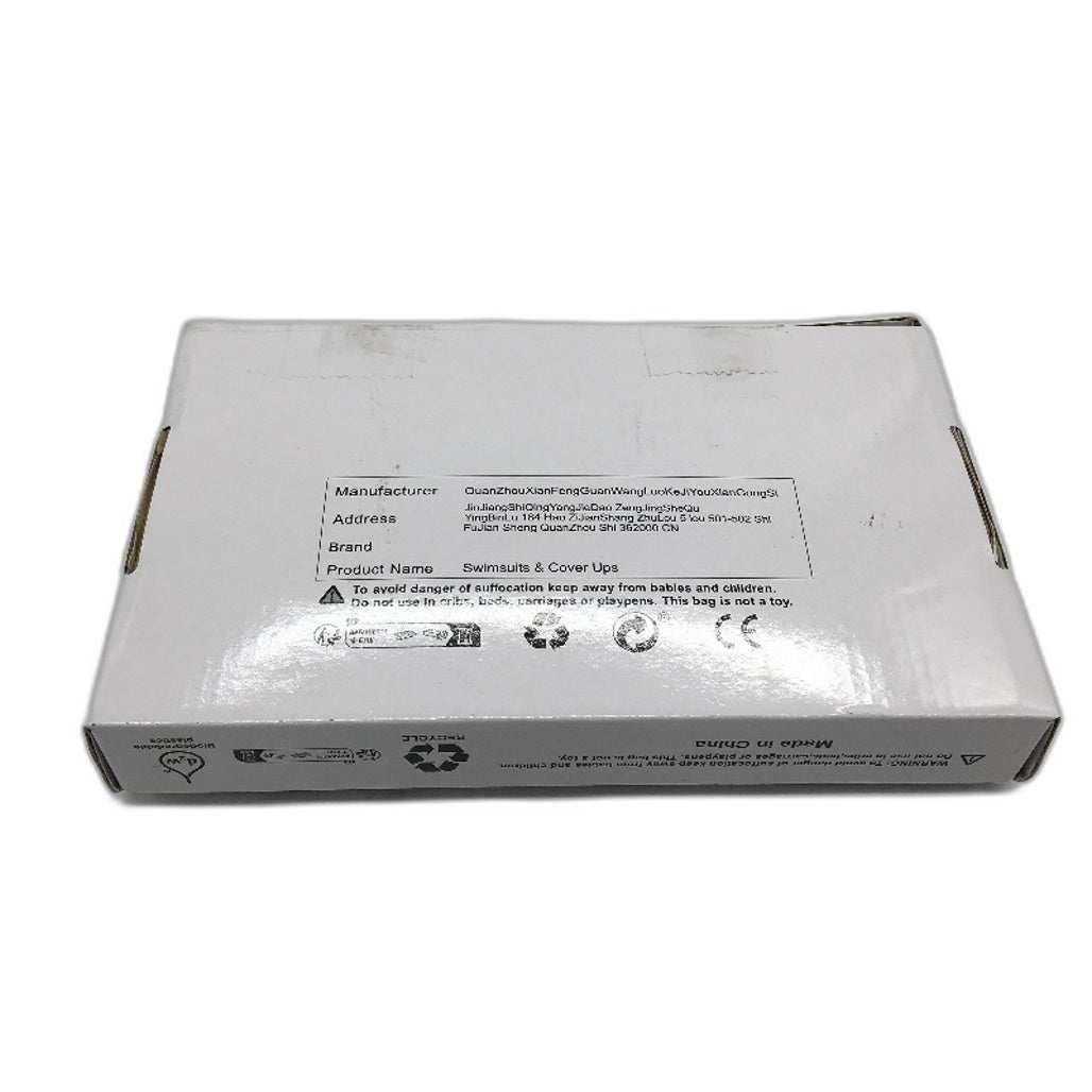 AILLOSA Two Piece Swimsuit Tummy Control Swimsuits Monokini Womens Size XL NEW