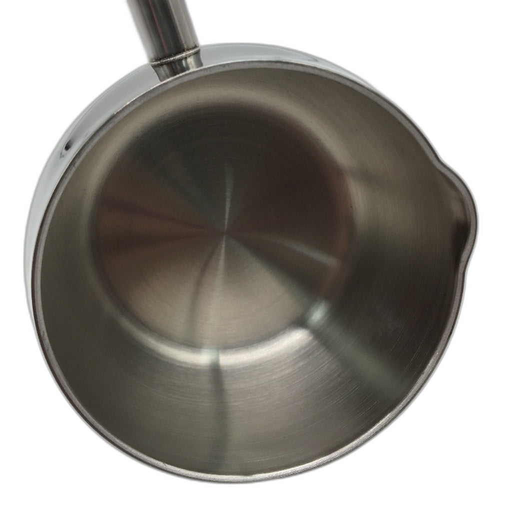 IMEEA 500ML Milk Pot Stainless Steel Saucepan Butter Warmer Wooden Handle NEW