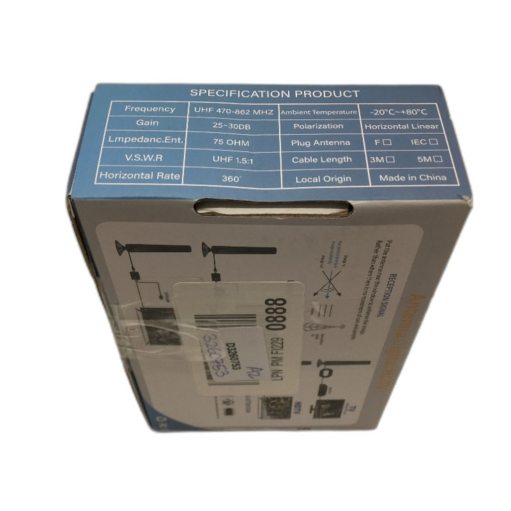 Portable Smart TV Antenna HDTV Digital Signal Booster For Camping RV Rural NEW