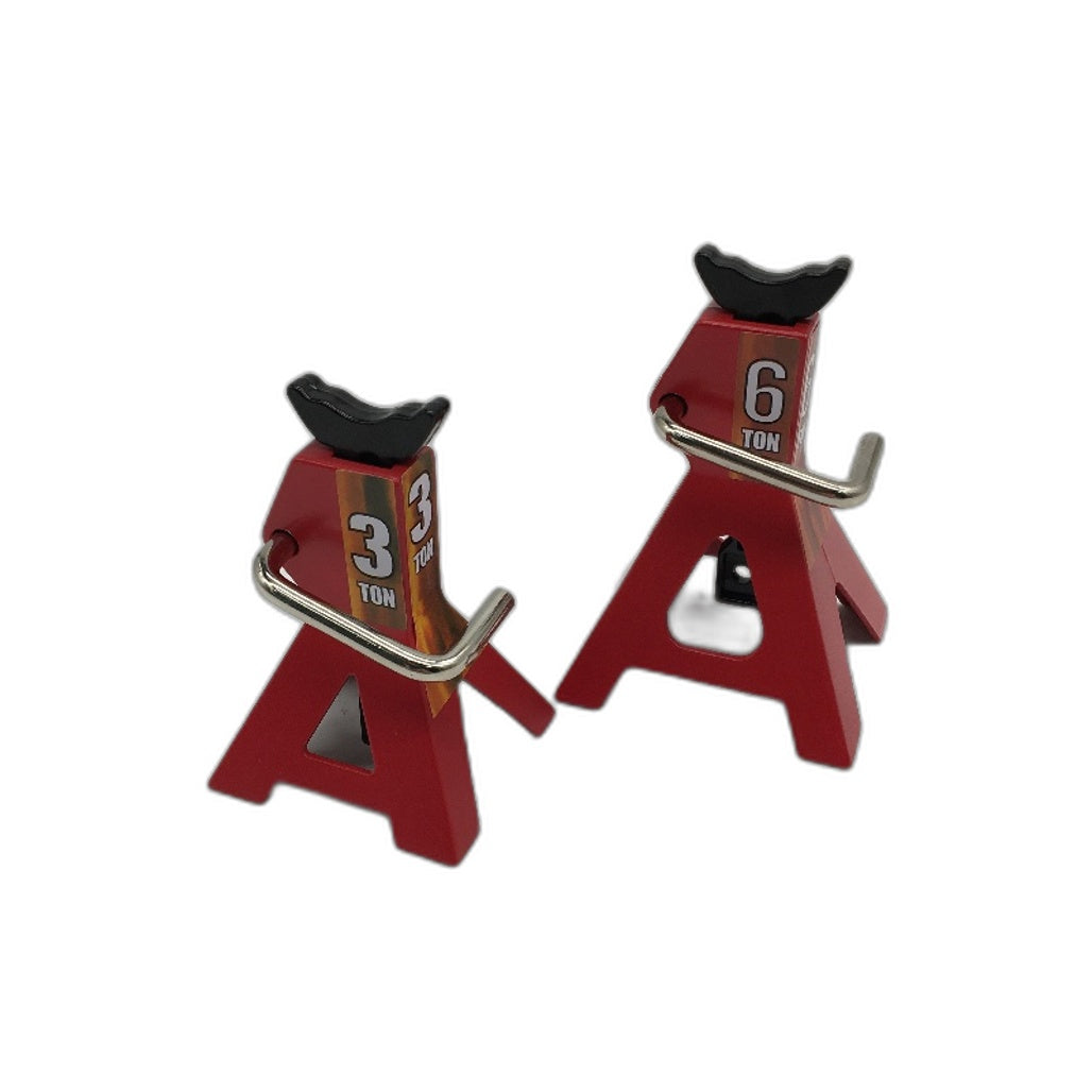 RC Simulation Jack Stands Metal 3 Ton 6 Ton 1/10 Scale Vehicle Crawler Car NEW