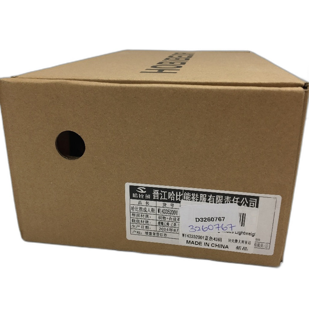 HOBIBEAR Lightweight Trail Running Shoes Sneakers Runners Blue Mens Sz 43 NEW