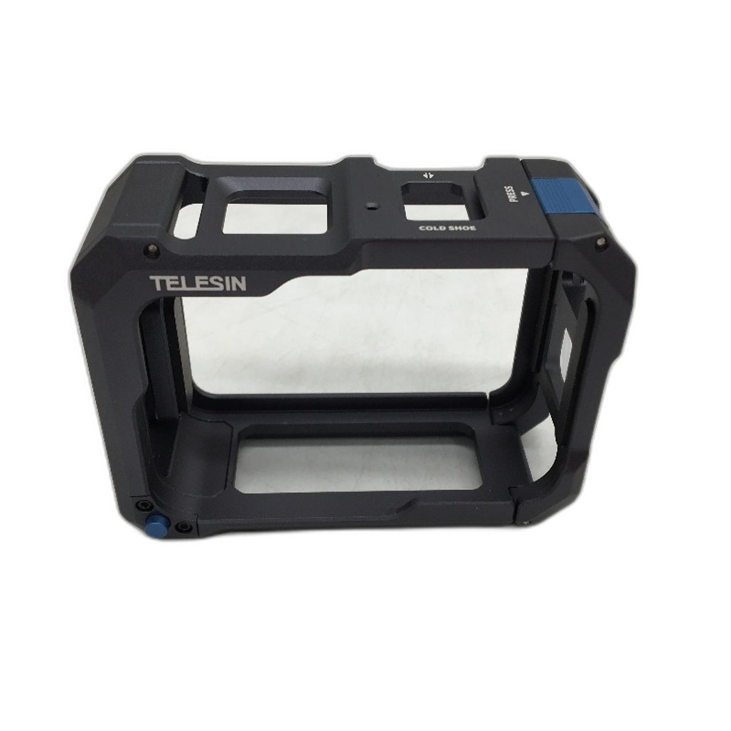 TELESIN Aluminum Alloy Metal Cage Frame For GoPro Hero 9-13 Quick Release NEW