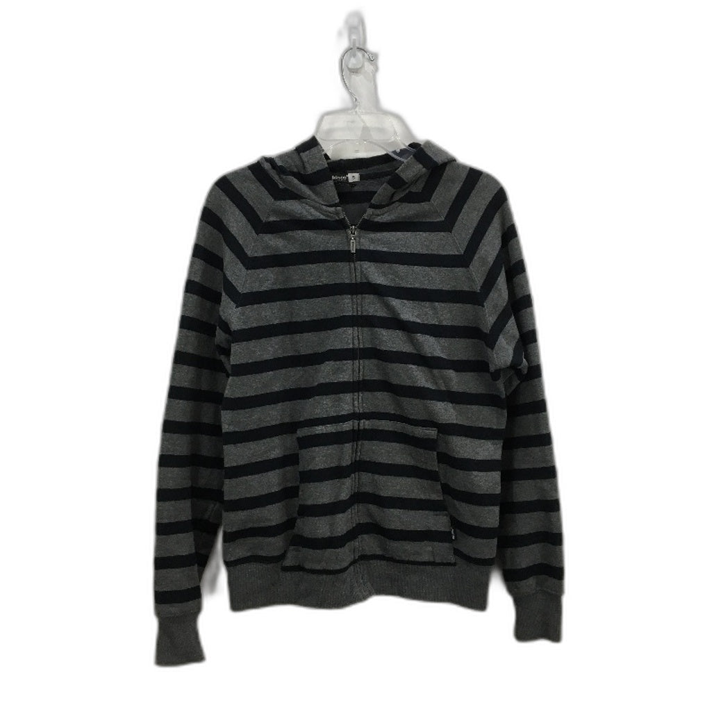 Bonds Grey Full Zip Brushed Fleece Lined Hoodie Ladies Size Small
