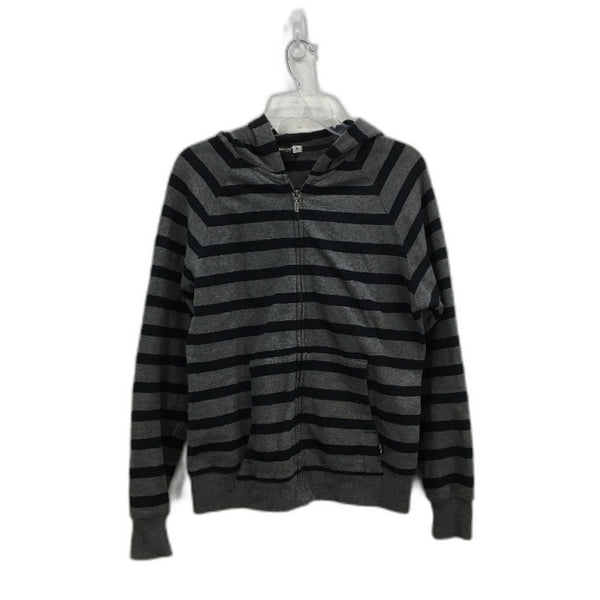 Bonds Grey Full Zip Brushed Fleece Lined Hoodie Ladies Size Small