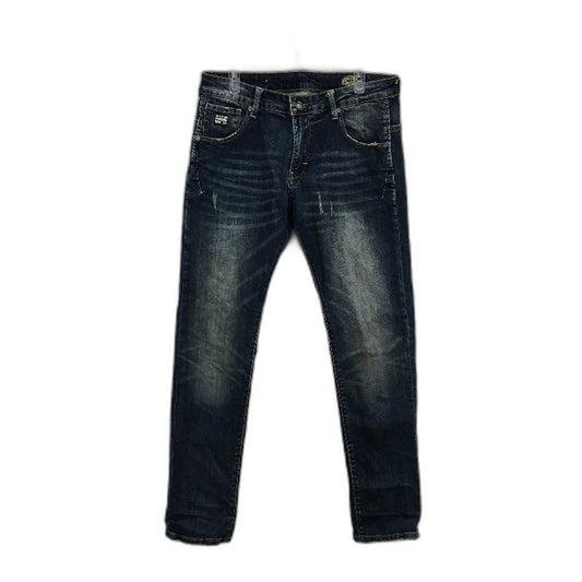 G Star Raw 3301 Slim Fit Straight Indigo Blue Denim Jeans Mens Size W34 L32