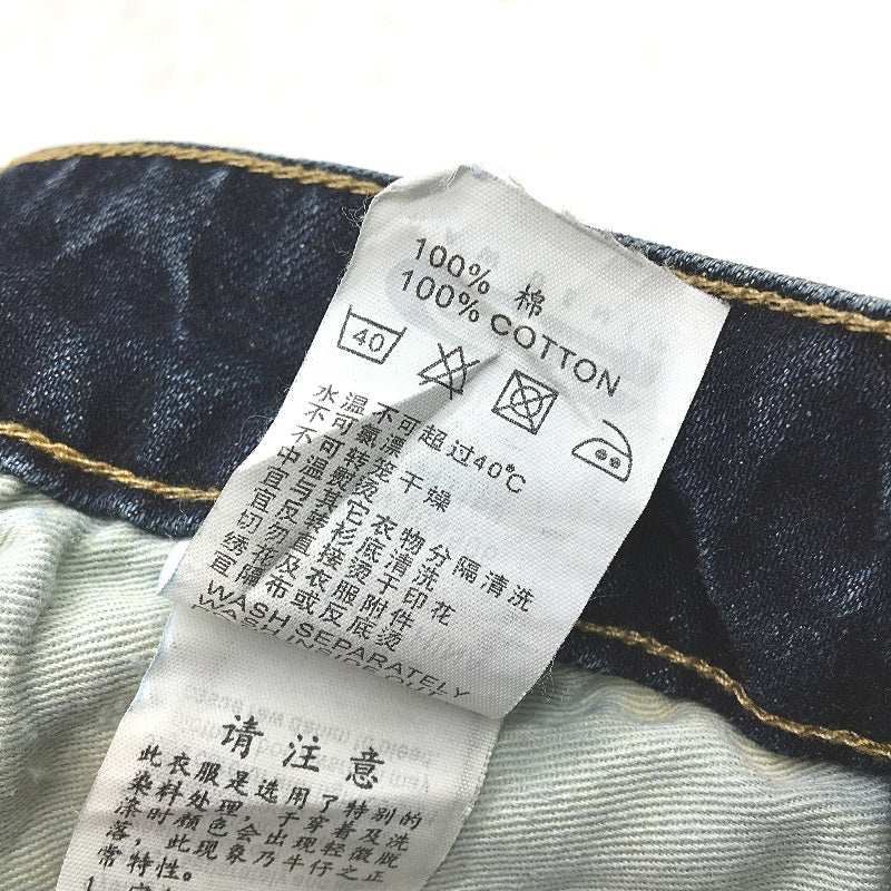 G Star Raw 3301 Slim Fit Straight Indigo Blue Denim Jeans Mens Size W34 L32