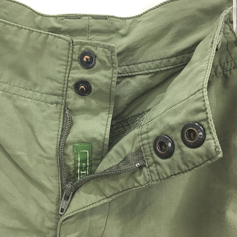 Rei UPF 50+ Army Green Flat Front Nylon Cargo Shorts Ladies Size Small