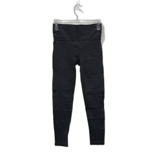 Bonds Move Grey Blue Ribbed Knitted Nylon Leggings Ladies Size Small