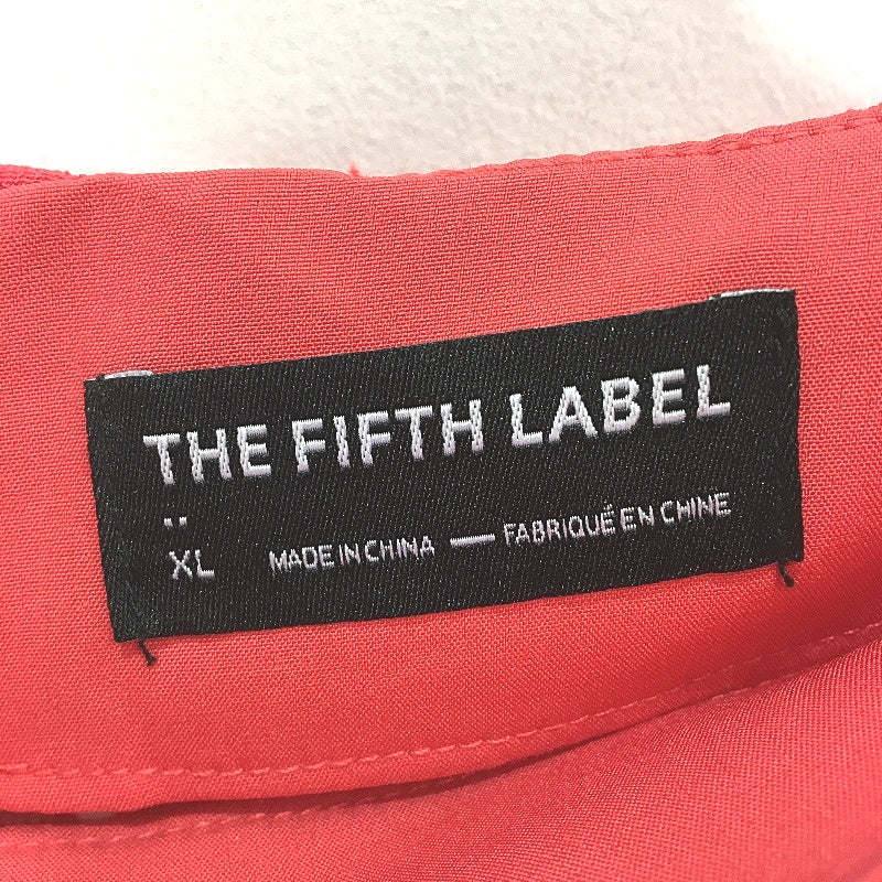 The Fifth Label Heart Pattern Red Frill Hem Mini Skirt Ladies Size XL