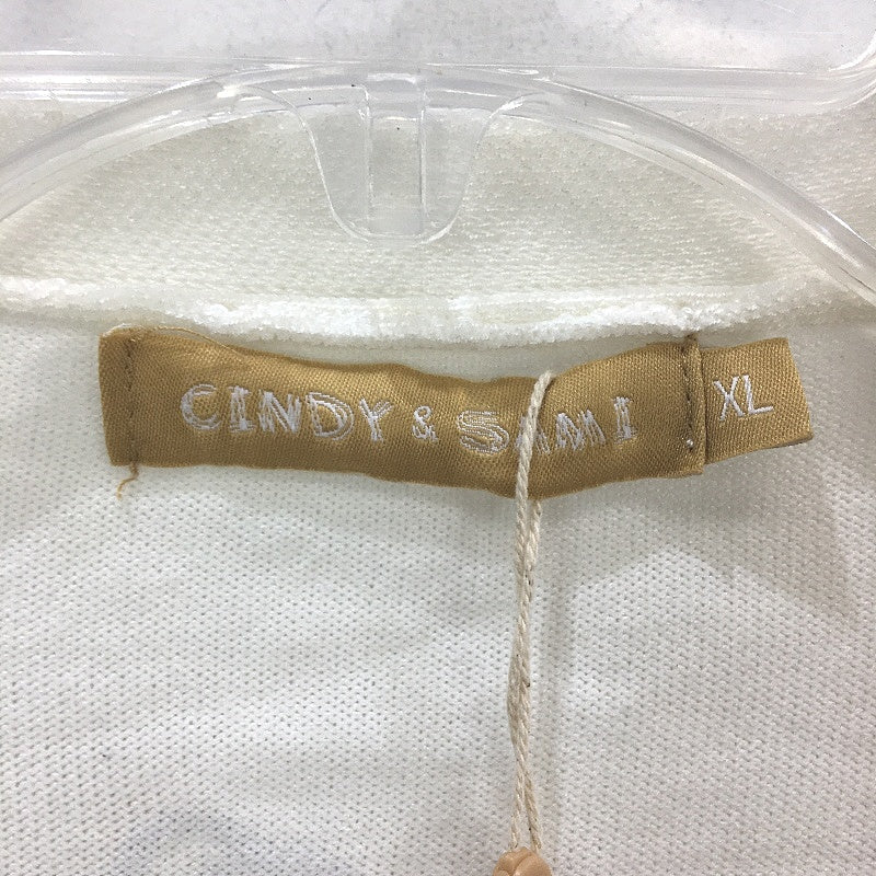 Cindy & Sami Chain Print White Knitted Midi Cardigan Ladies Size XL NEW