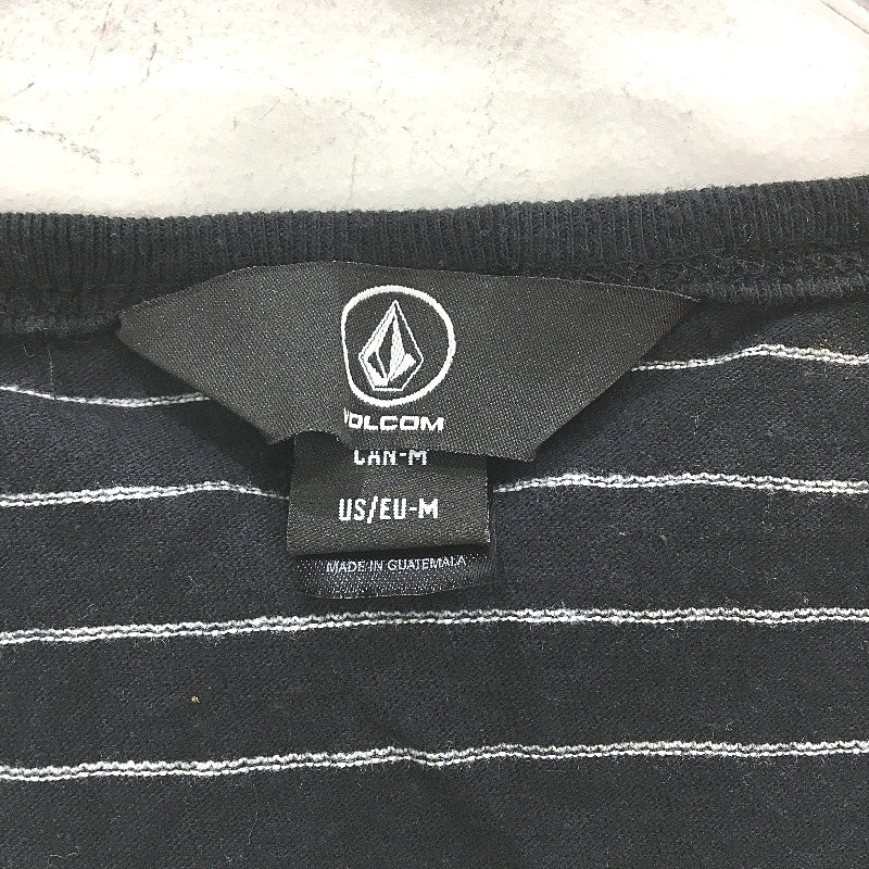 Volcom Black Stripe Cotton Blend Sleeveless Tank Top Mens Size Medium