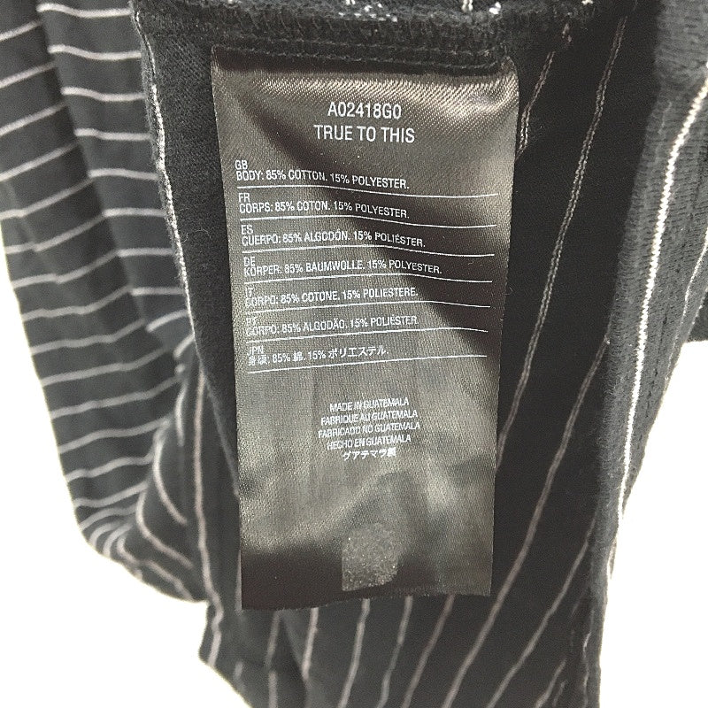 Volcom Black Stripe Cotton Blend Sleeveless Tank Top Mens Size Medium