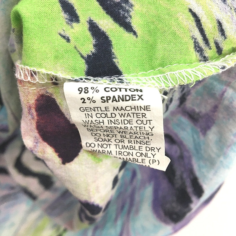 RJWear Rainbow Abstract Animal Pattern Sleeveless Blouse Ladies Size 10