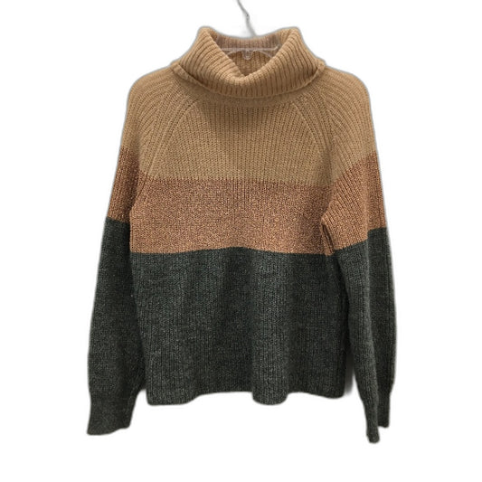 Country Road Turtleneck Metallic Knit Mohair Blend Sweater Ladies Size Small