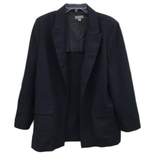 Suzanne Grae Essential Navy Open Lined Blazer Jacket Ladies Size Medium