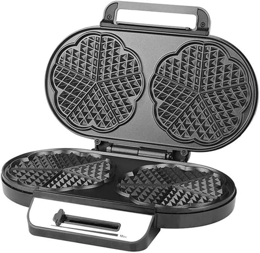 Mixdor 1200W 220-240V 50-60Hz Non-stick Double Waffle Maker MX-511B NEW