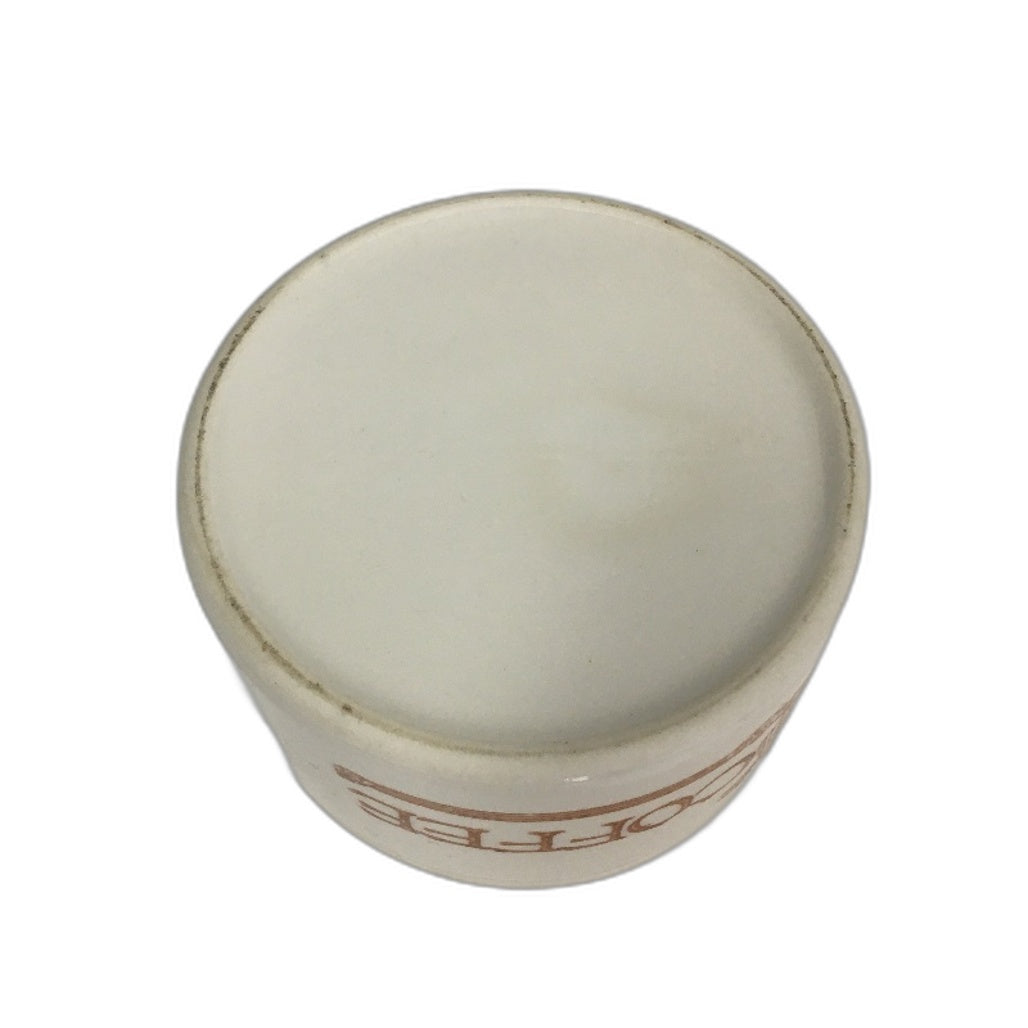 Bendigo Australian Pottery 5Pc Cream Traditional Style Cookie Jar & Canister Set