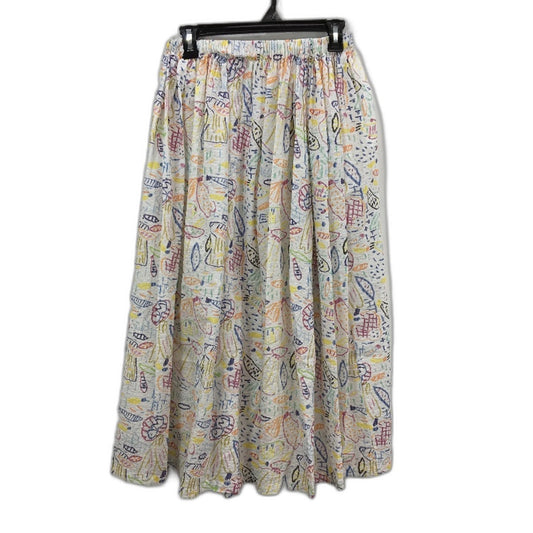 RWB Romance Was Born by Ken Done Elastic Waist Cotton Skirt Ladies Size 8 NEW