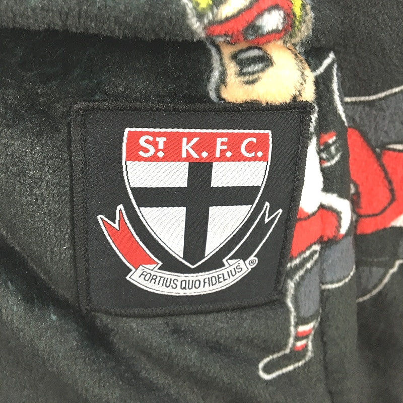 The Oodie AFL St Kilda Football Club Black Oversized Fleece Hoodie OSFM Adult