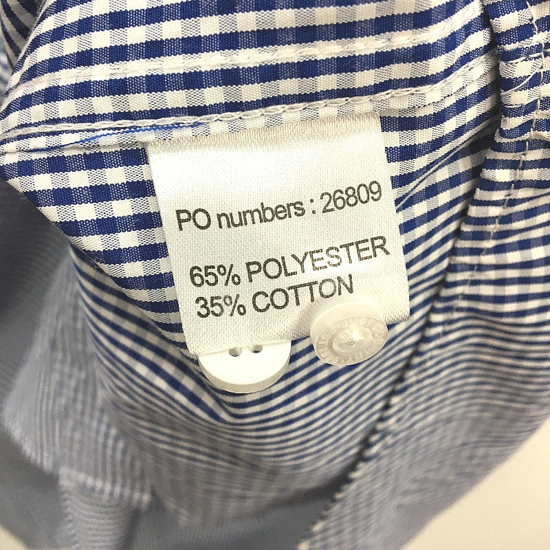 Just Country Blue Check Cotton Blend Long Sleeve Austin Shirt Mens Size 4XL NEW