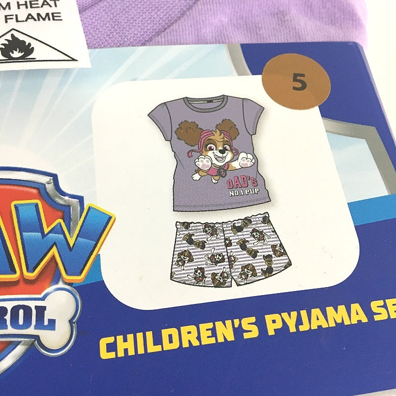 DC Comics Superman & Nickelodeon Paw Patrol Twin Pajama Sets Girls Size 5 NEW