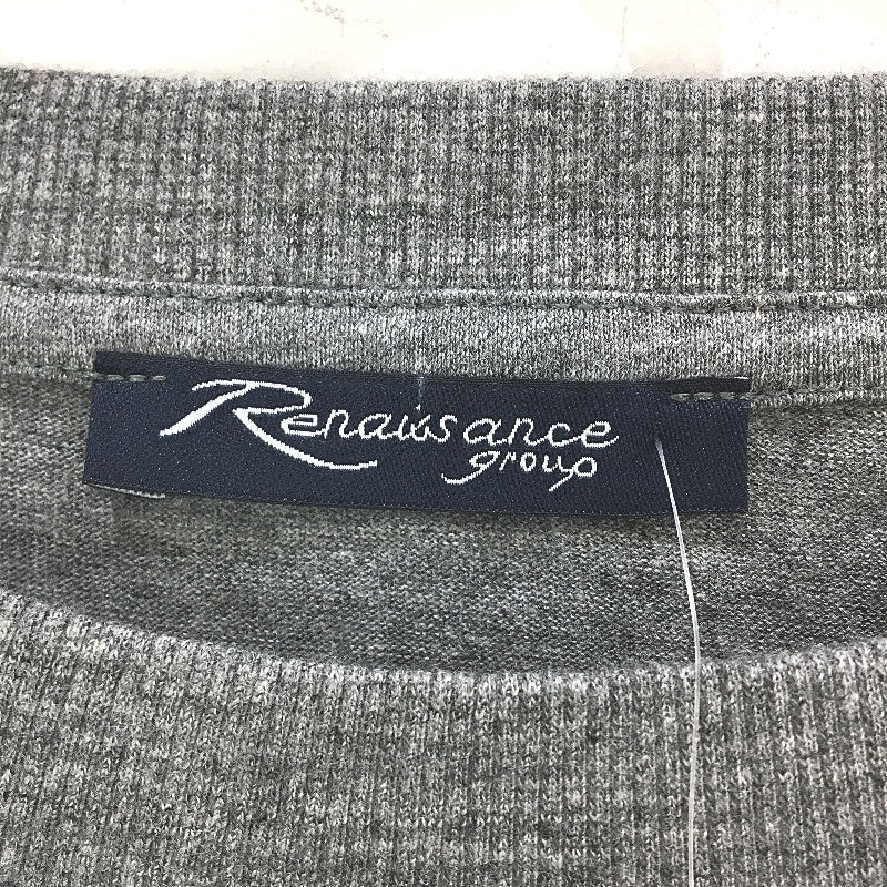 Renaissance Apparel Cotton Blend Grey Long Sleeve TShirt Mens Size M NEW