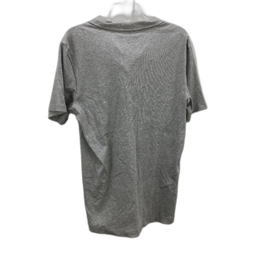 Renaissance Apparel Cotton Blend Grey Marle Ribbed Light TShirt Mens Size M NEW