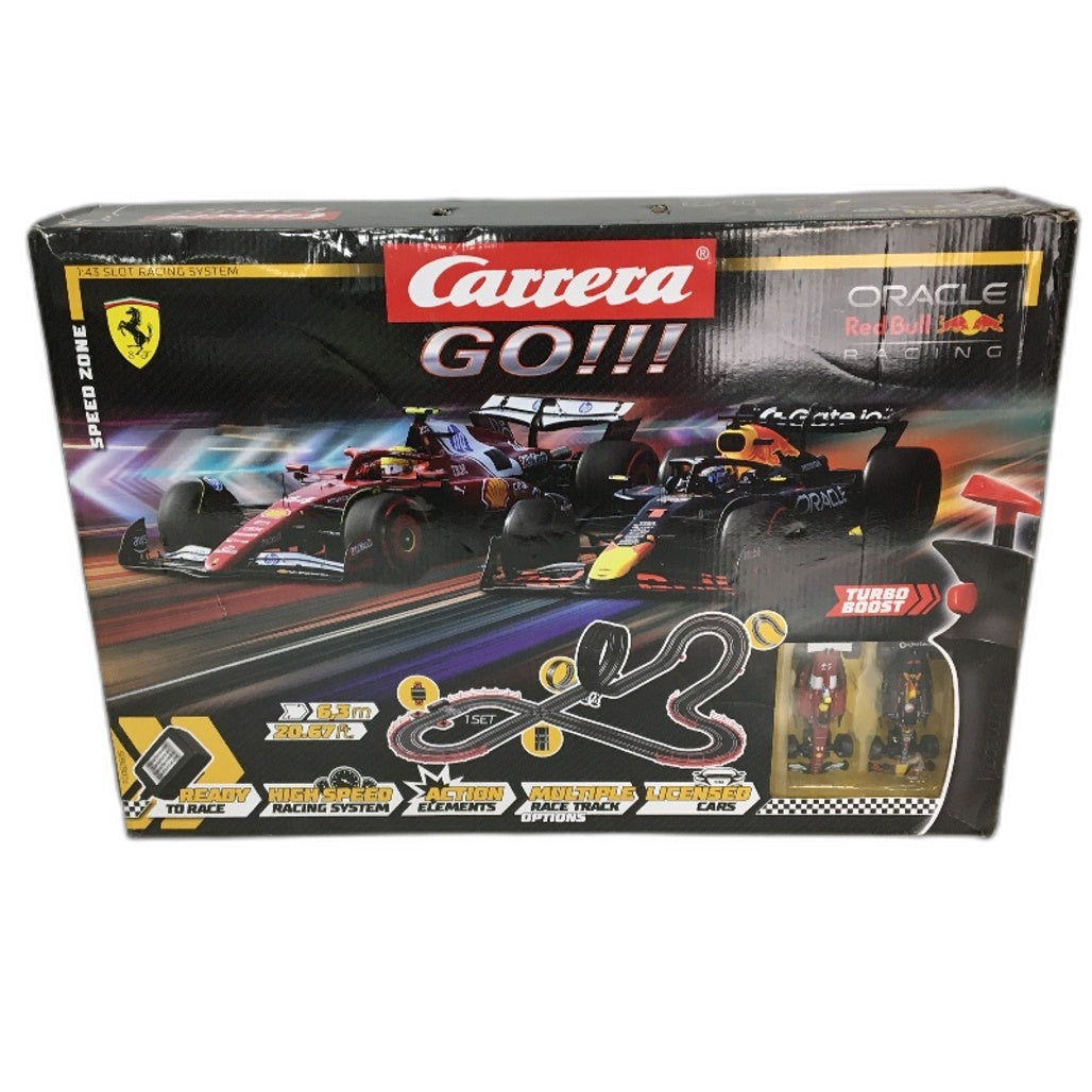 Carrera Go 1:43 Flying Lap Slot Oracle Redbull Racing Track System Set NEW