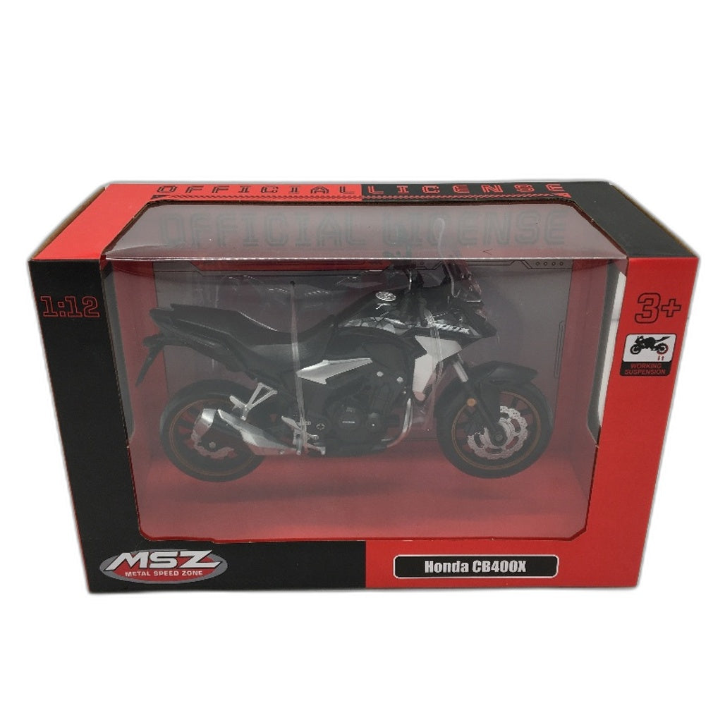 MSZ Welly 1:12 Scale Honda CB400X and 1:24 2013 Dodge Challenger Model Car NEW
