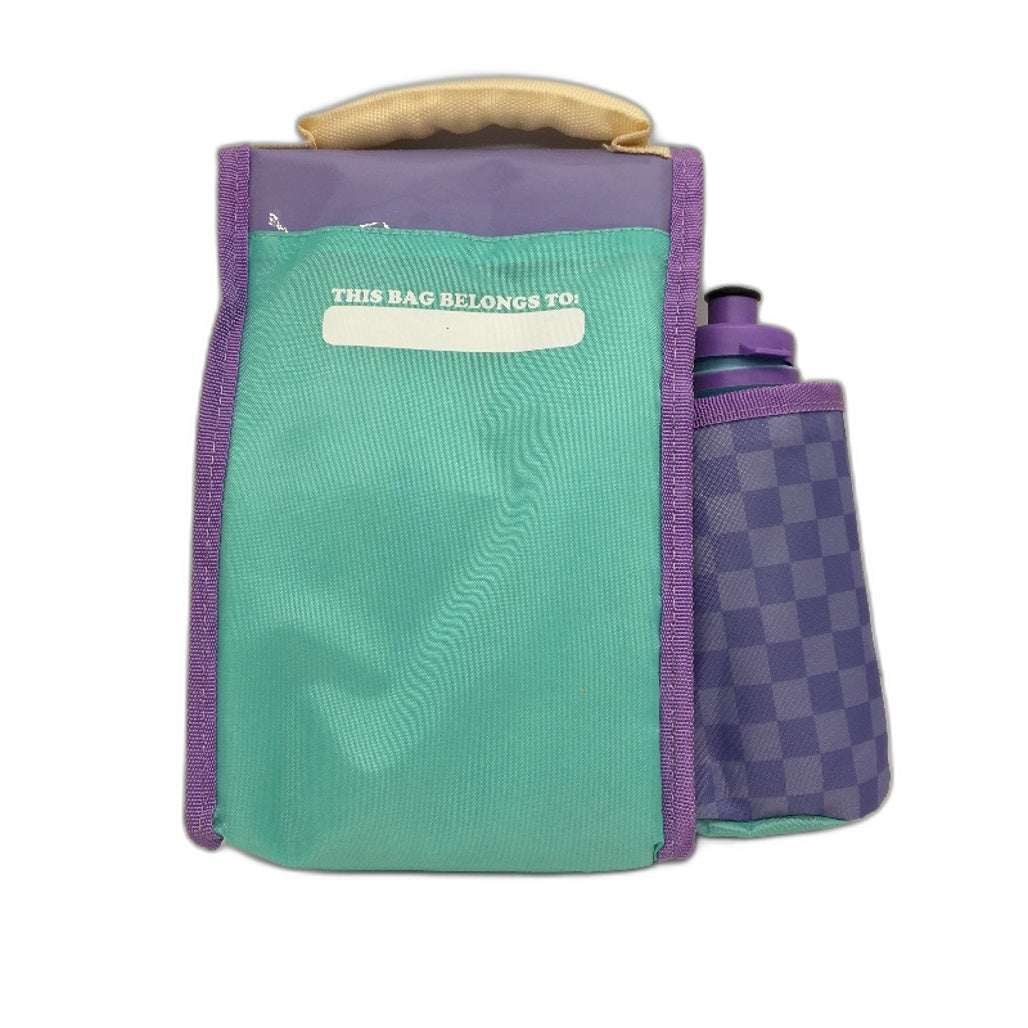 Stitch Ohana 3 PCS Lunch Set Sandwich Container Water Bottle & Lunch Bag NEW