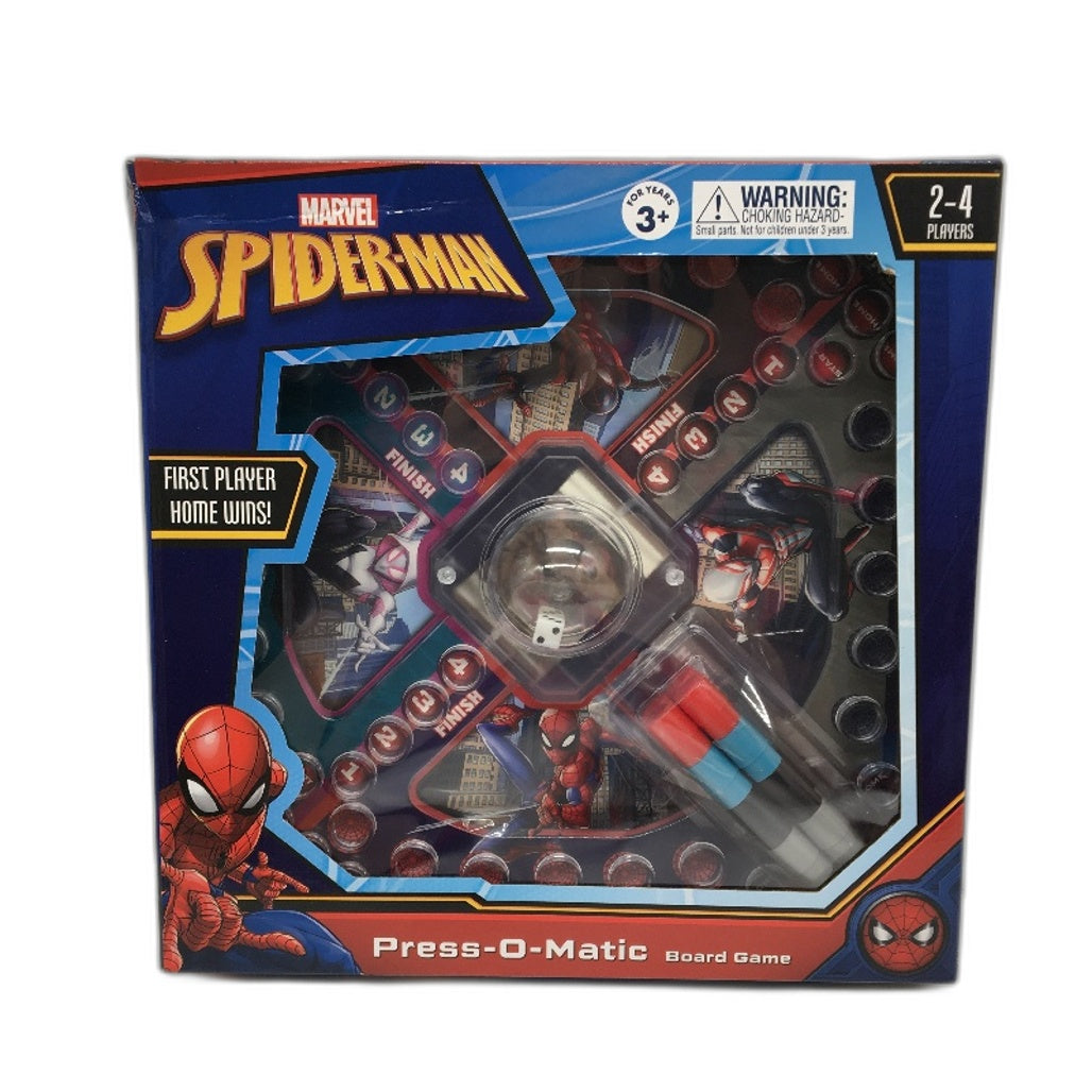 Marvel Spider-Man 3 Pack Basketball Set, Board Game and Night Light NEW