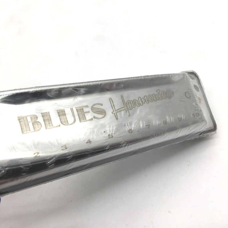 Hinkler 10cm Blues Harmonica with 48 Page Instruction Book in Wood Box NEW