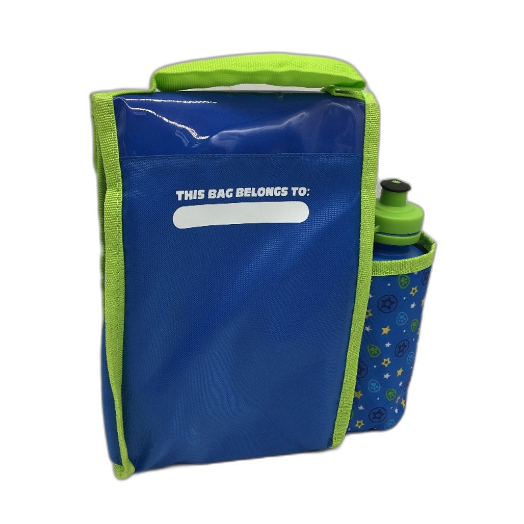 Paw Patrol 3 PCS Lunch Set Sandwich Container Water Bottle & Lunch Bag NEW