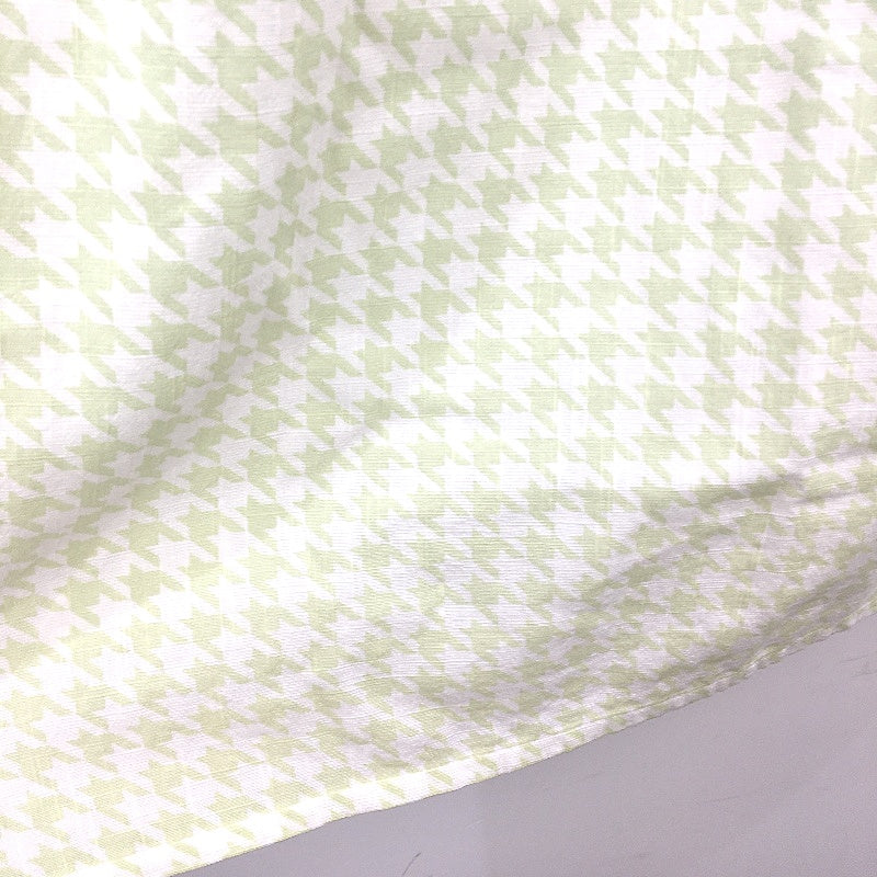 Roxy Shine A Light Green Houndstooth Strappy Mini Dress Ladies Size Medium