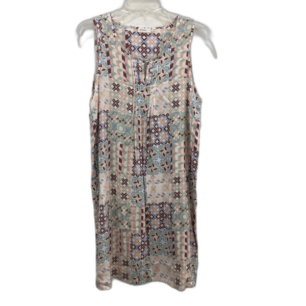 Soho Serene Geometric Pattern Pastel Coloured Nightie Ladies Size Small NEW