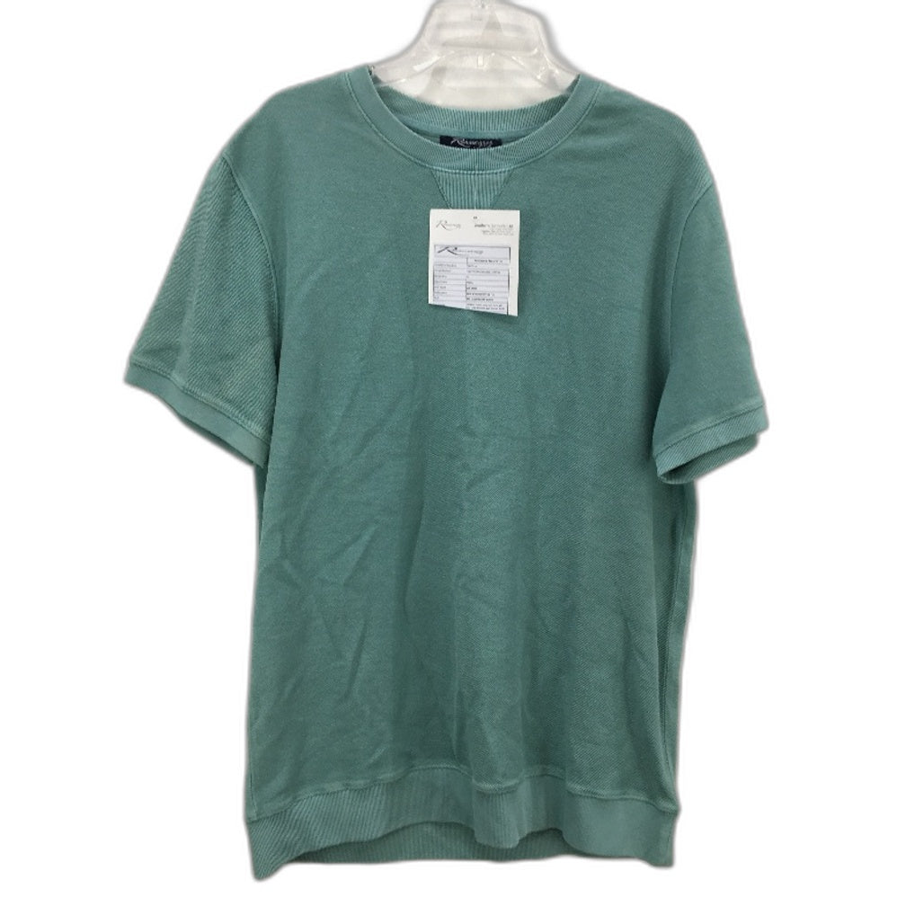 Renaissance Apparel 100% Cotton Mint Green Terry Feel TShirt Mens Size M NEW