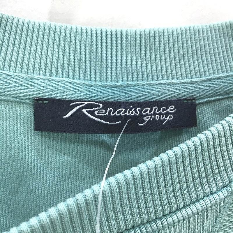 Renaissance Apparel 100% Cotton Mint Green Terry Feel TShirt Mens Size M NEW