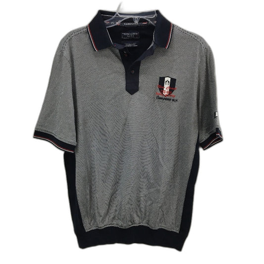 Claudio Campione New Your Navy Sports Blue Elastic Waisted TShirt Mens Size S