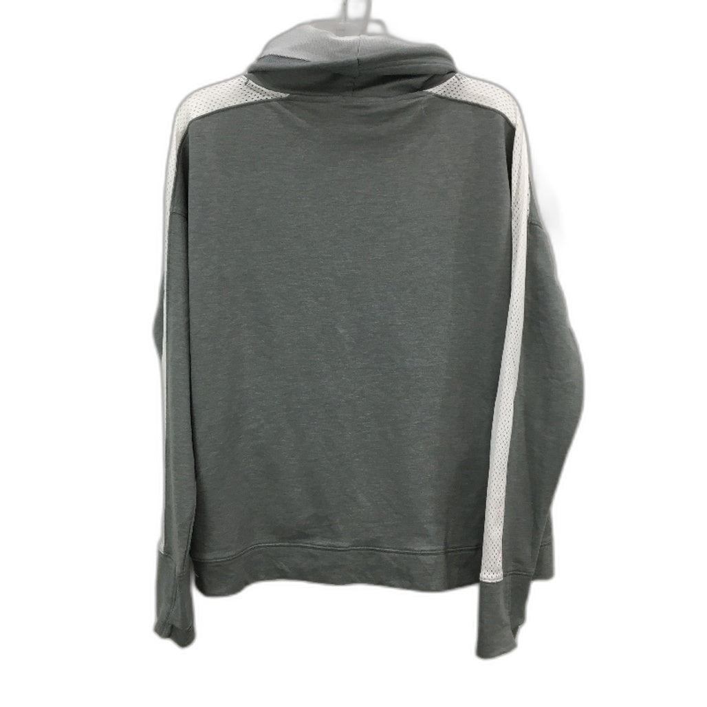Under Armour Dark Grey Loose Fit Lightweight Sports Scowl Neck Top Ladies Large