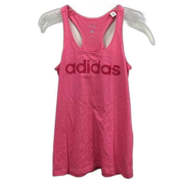 Adidas Climalite Hot Pink Cotton Racer Back Activewear Singlet Ladies Size Small