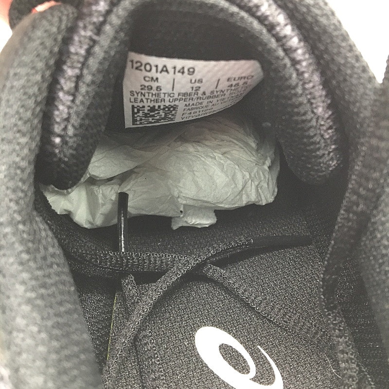 Asics Ortholite Gel-Quantum 90 Black & White Sneakers Mens US 12 EU 46.5 NEW