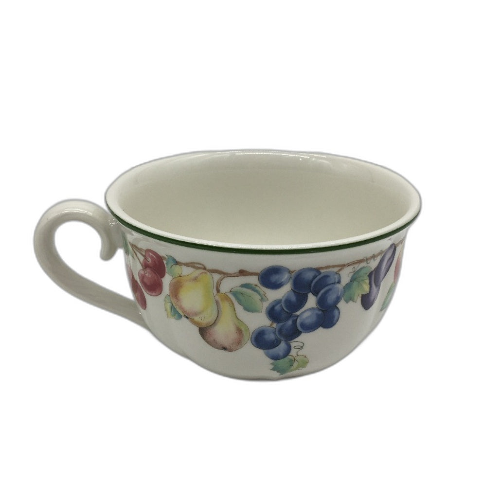 Villeroy & Boch West Germany Melina Fruit Pattern Large Cup & 2 Saucers