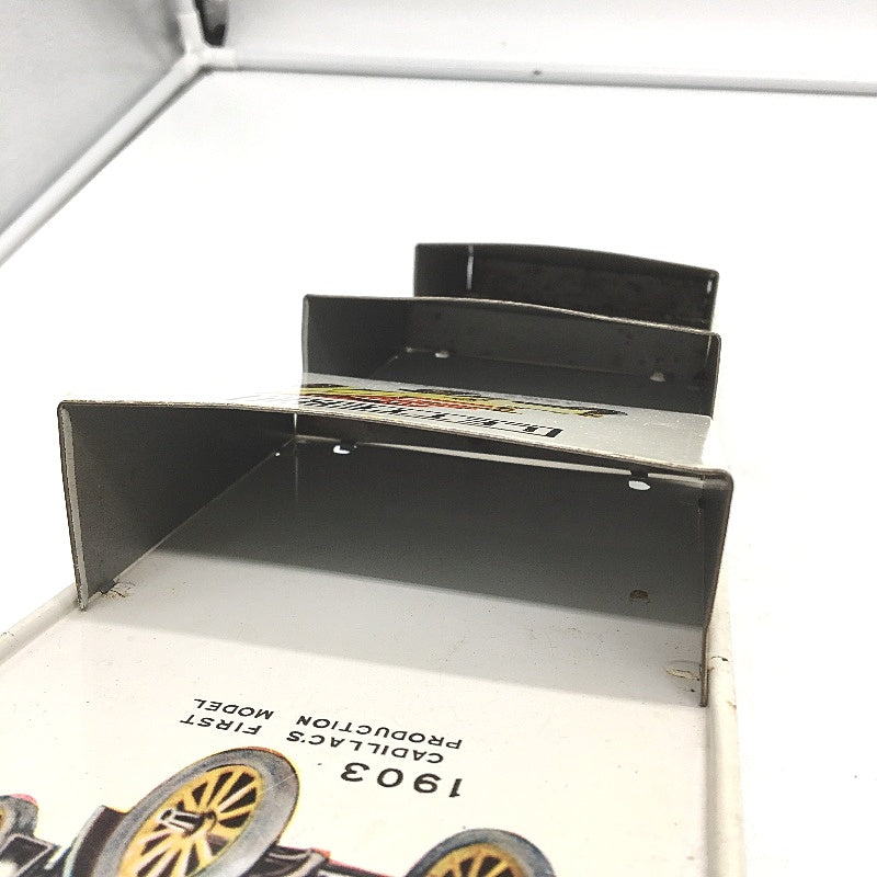 VINTAGE Metal Wall Hanging Letters & Memos Organiser With Antique Cars Motifs