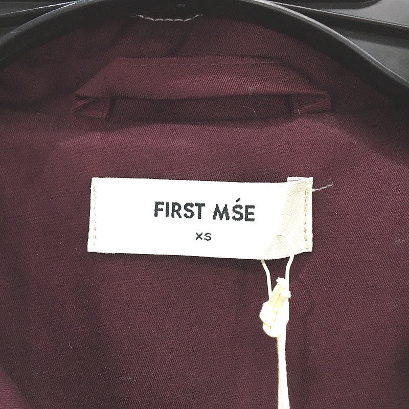 First MSE Deep Mulberry Longline Belted Irina Trench Coat Ladies Size XS NEW