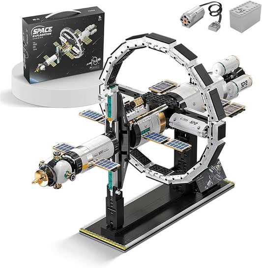 Space Exploration Building Blocks 2221PCS Kit With Electric Gravity Ring NEW