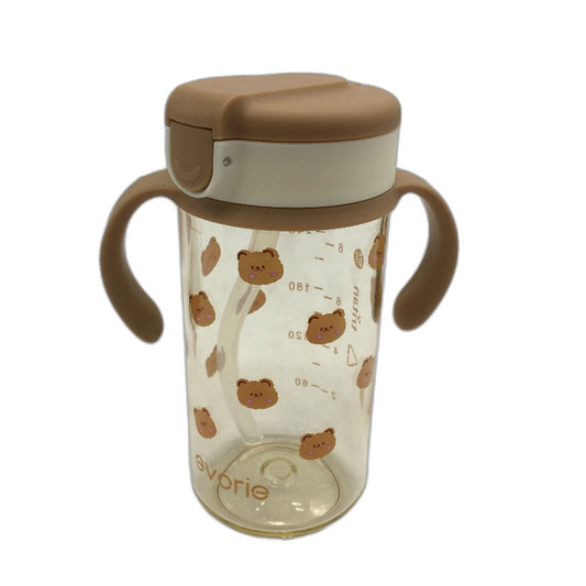 Evorie Tritan 300ML Straw Water Bottle Spill Proof Sippy Cup BPA Free Age 6M NEW