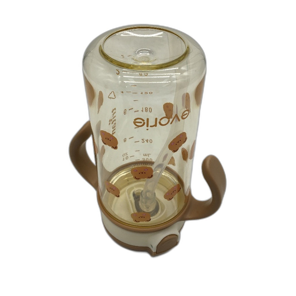 Evorie Tritan 300ML Straw Water Bottle Spill Proof Sippy Cup BPA Free Age 6M NEW